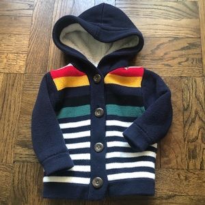Hanna Anderson Fleece sweater jacket 6-12 months